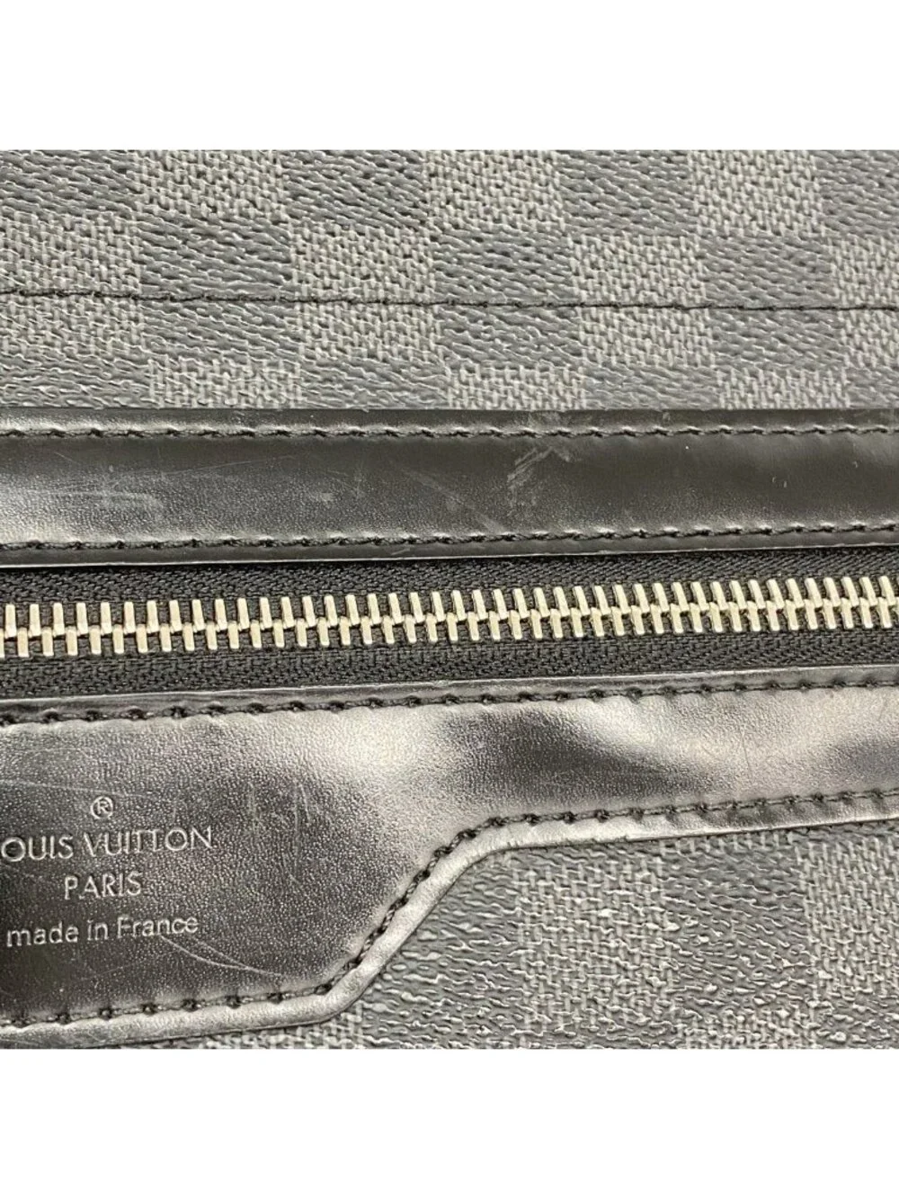 Louis Vuitton Shoulder Bag Damier Graphite MM Black